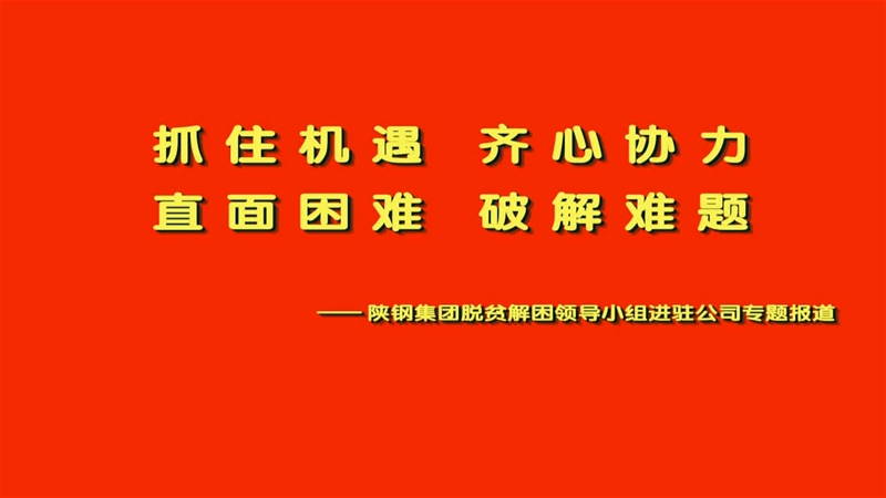 陕钢集团脱贫解困领导小组进驻公司专题报道