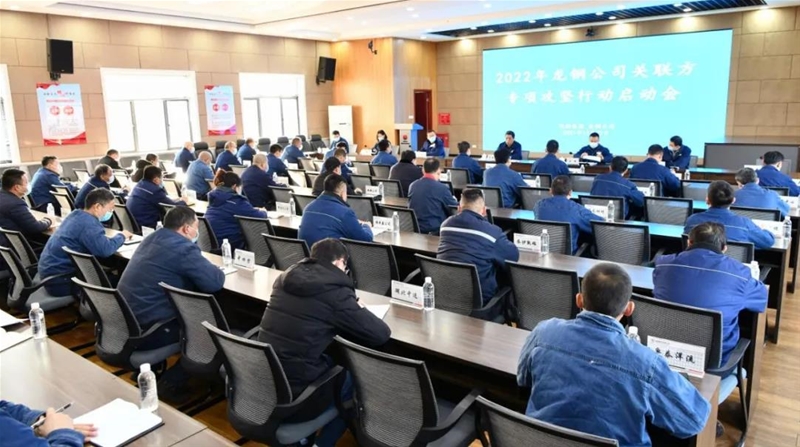 龙钢公司召开2022年关联方专项攻坚行动启动会